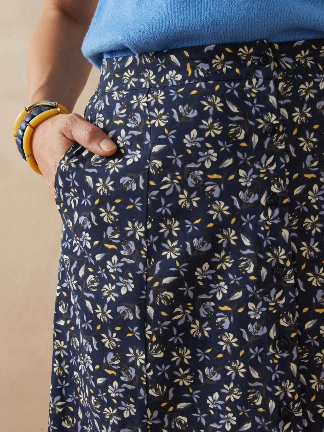 Femme Daxon Jupe toute boutonnée