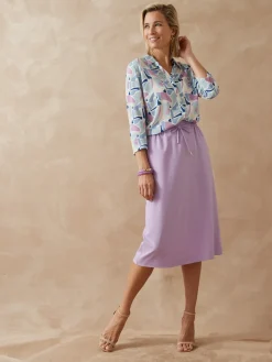 Femme Daxon Jupe trapèze élastiquée