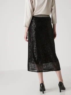 Femme Daxon Jupe évasée à sequins
