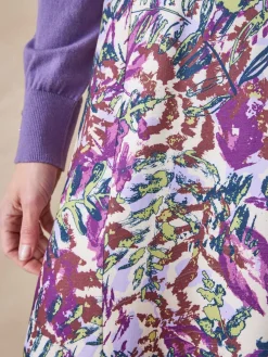 Femme Daxon Jupe évasée en maille douce