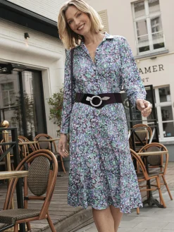 Femme Daxon Jupe évasée en maille douce