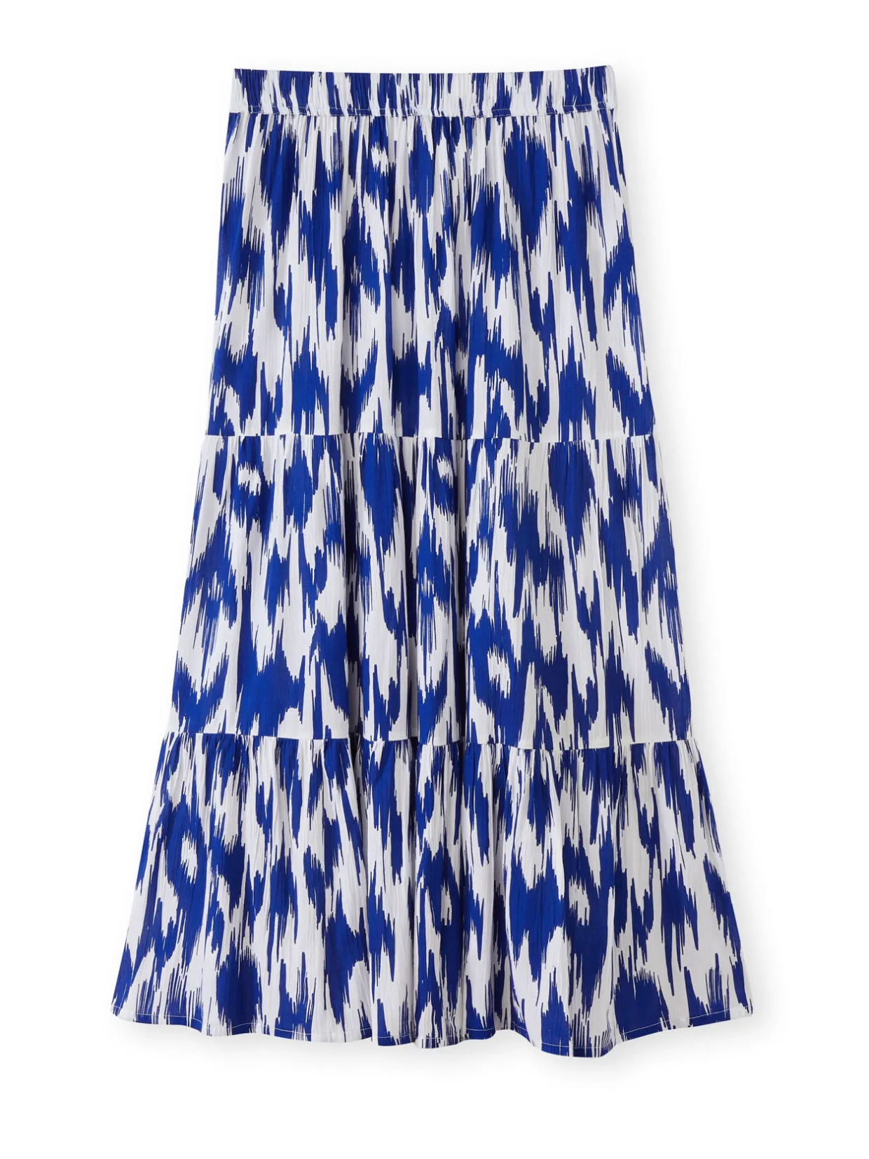 Femme Daxon Jupon à volants en crépon fluide