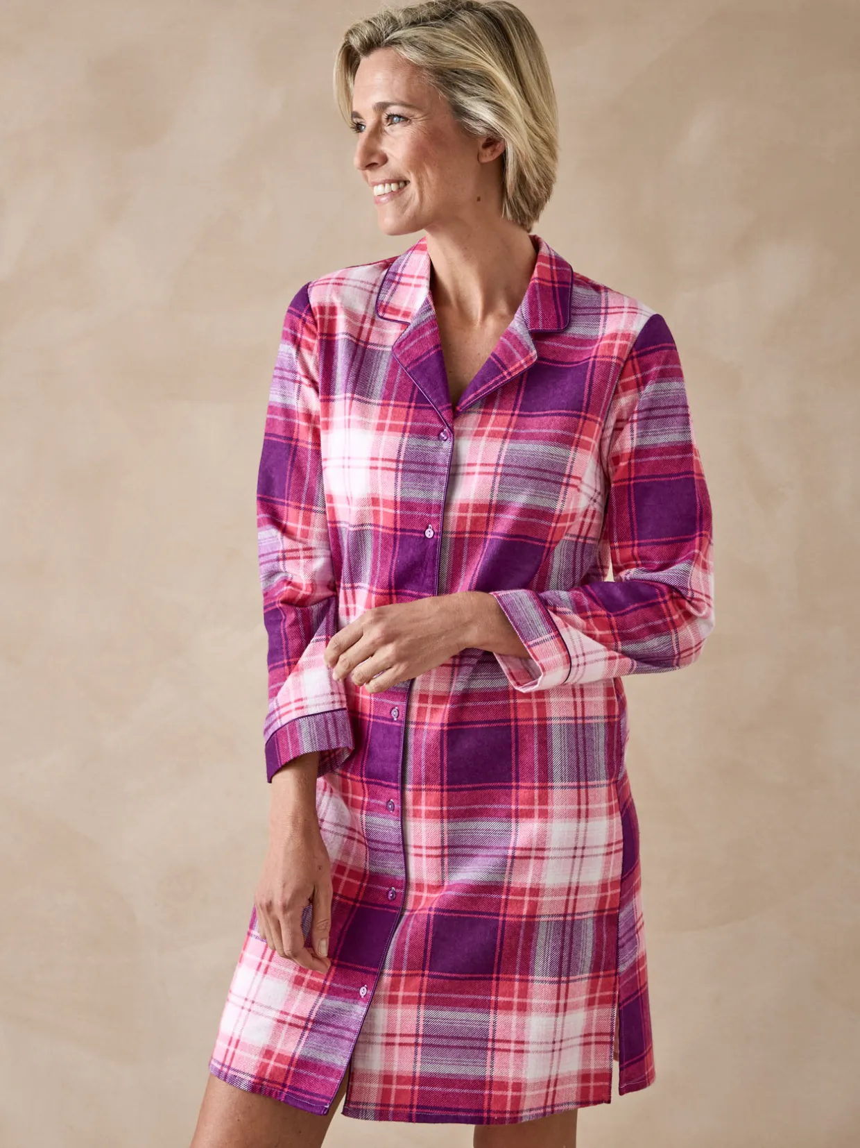 Daxon Liquette en flanelle pur coton