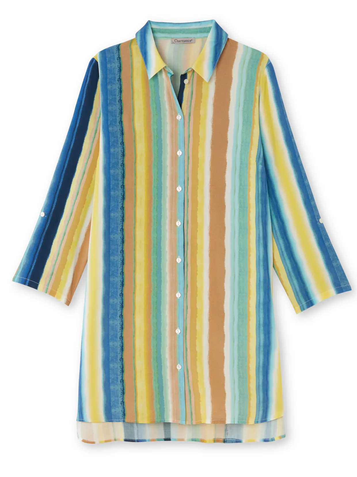 Femme Daxon Long chemisier tunique fluide