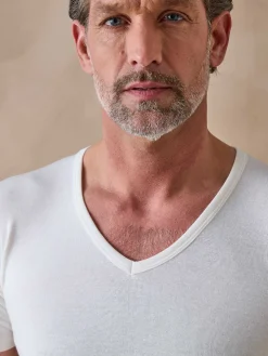 Homme Daxon Lot 2 maillots de corps double face