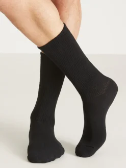 Homme Labonal Lot 2 paires mi-chaussettes pieds larges