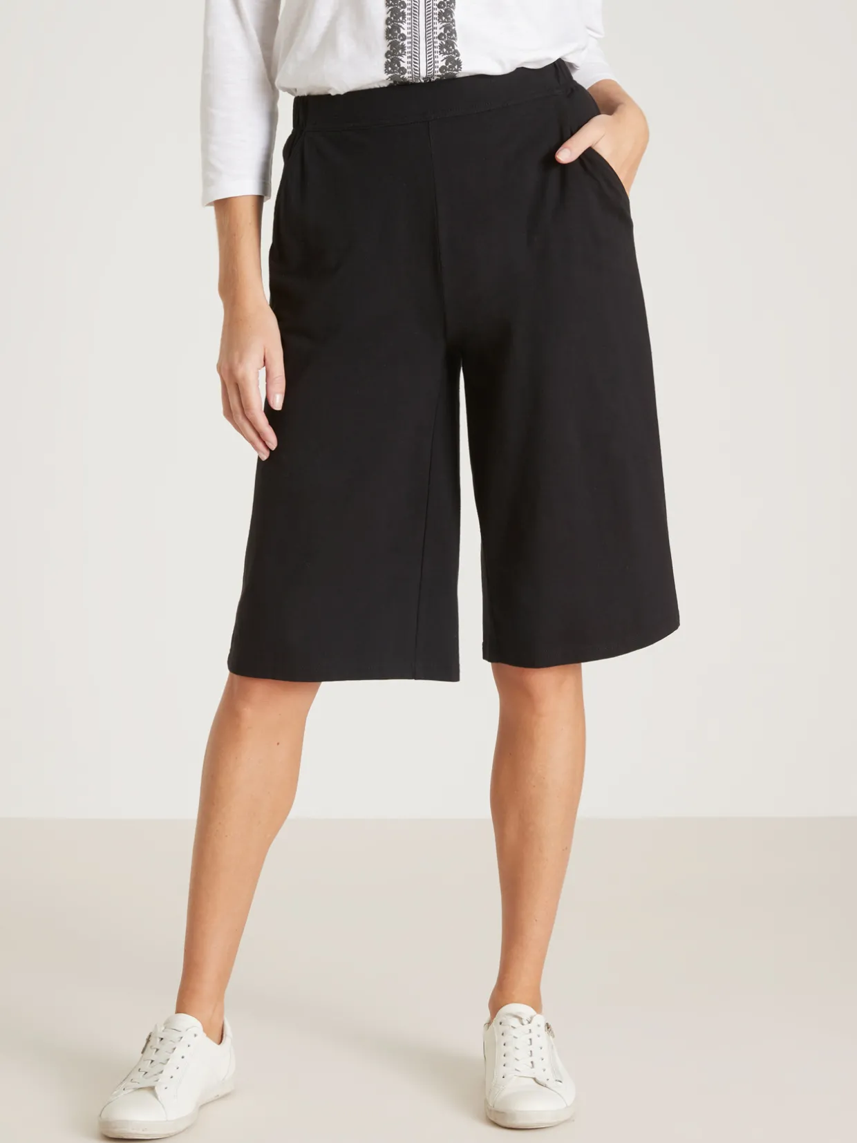 Femme Daxon Lot de 2 bermudas en maille jersey