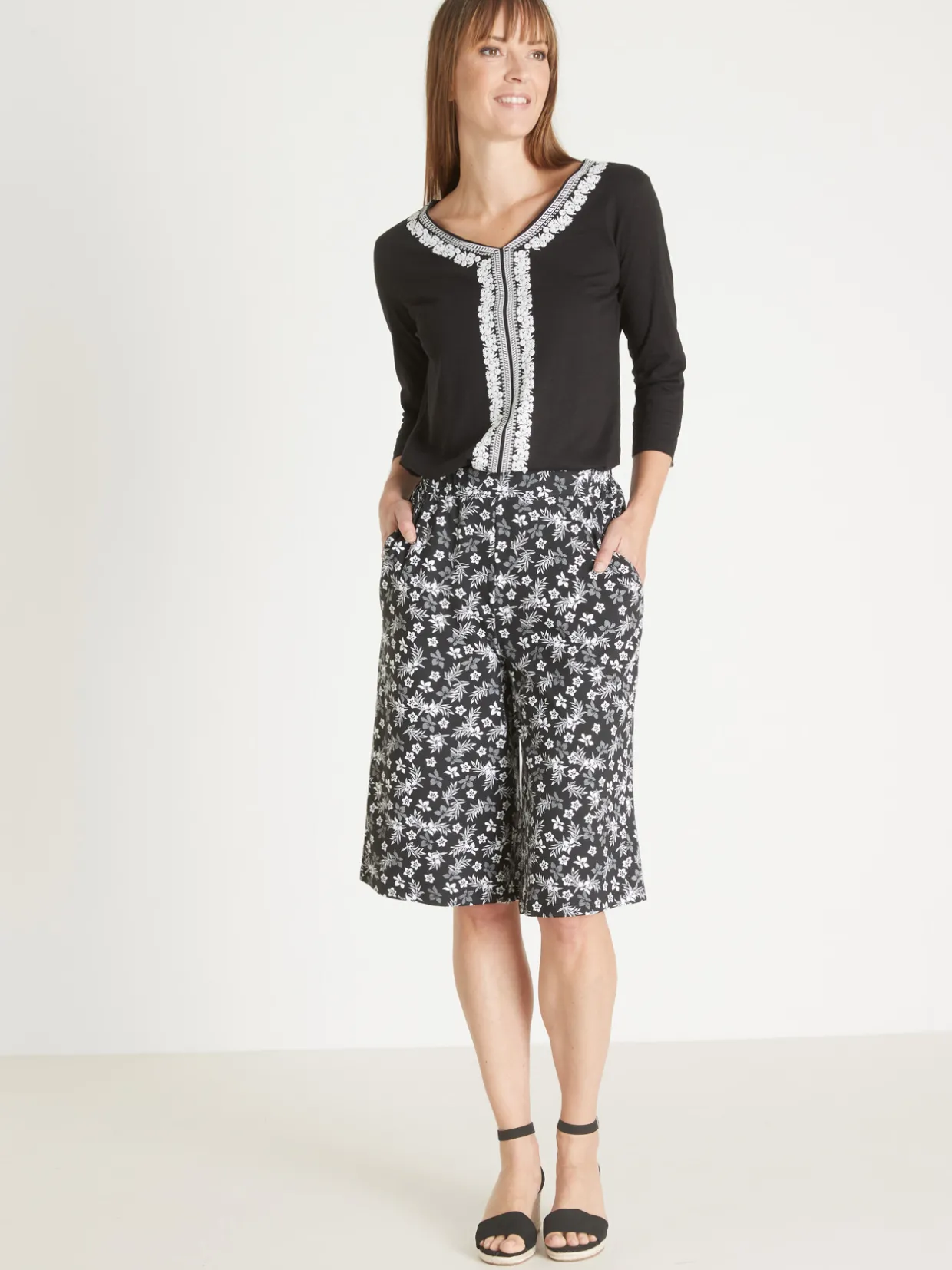 Femme Daxon Lot de 2 bermudas en maille jersey