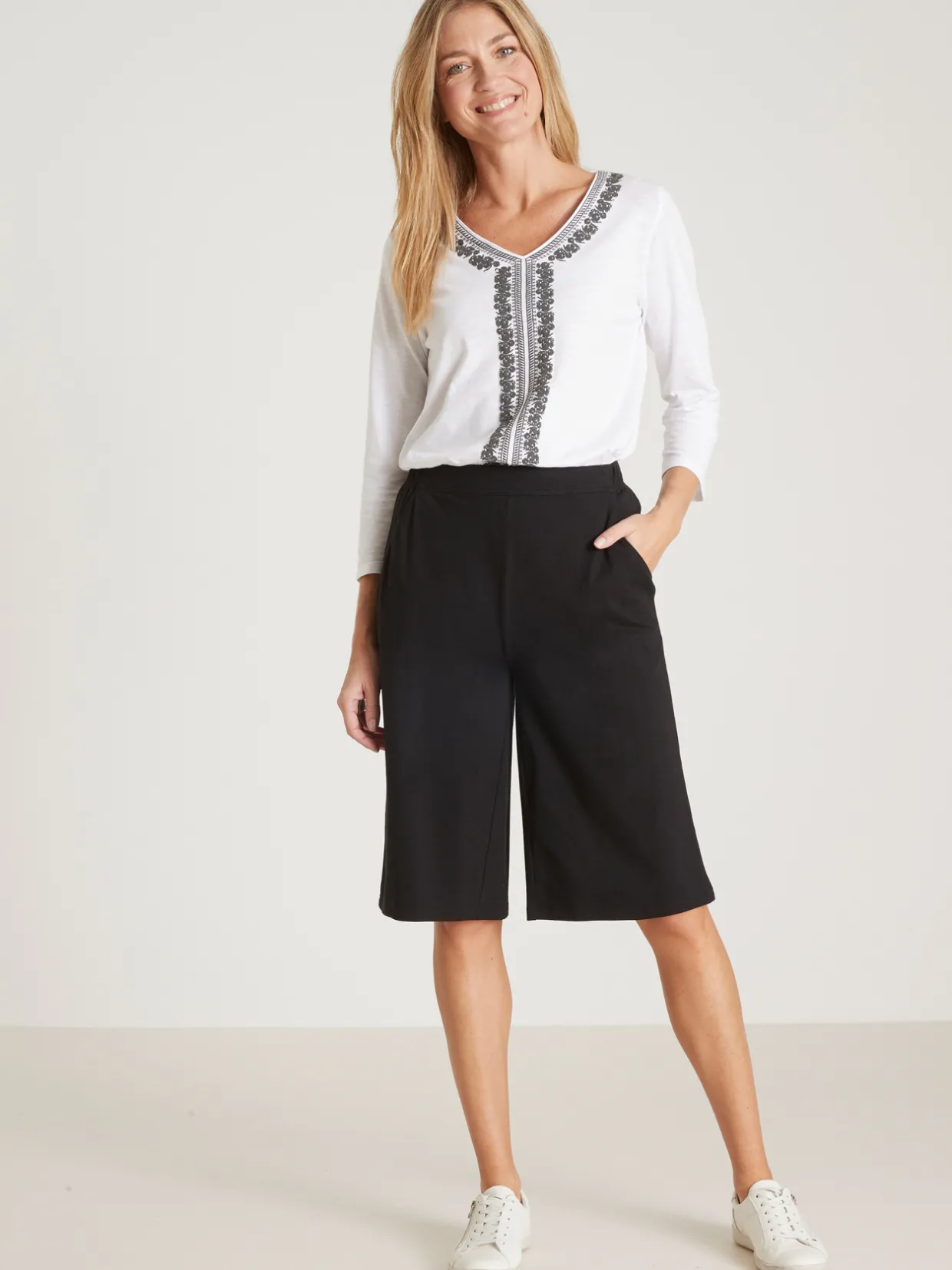 Femme Daxon Lot de 2 bermudas en maille jersey