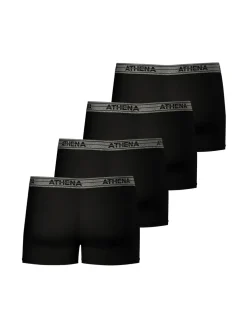 Homme Athéna Lot de 4 boxers Basic Coton