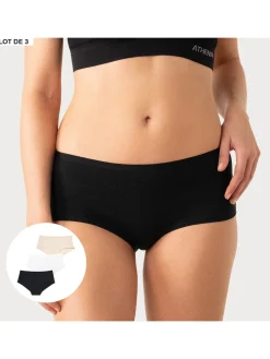 Athéna Lot de 3 boxers Basic Ecopack