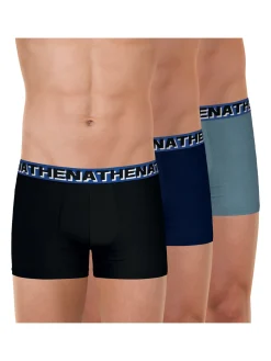 Homme Athéna Lot de 3 boxers coton confort
