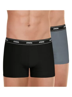 Homme Athéna Lot de 2 boxers Duo Essentiel