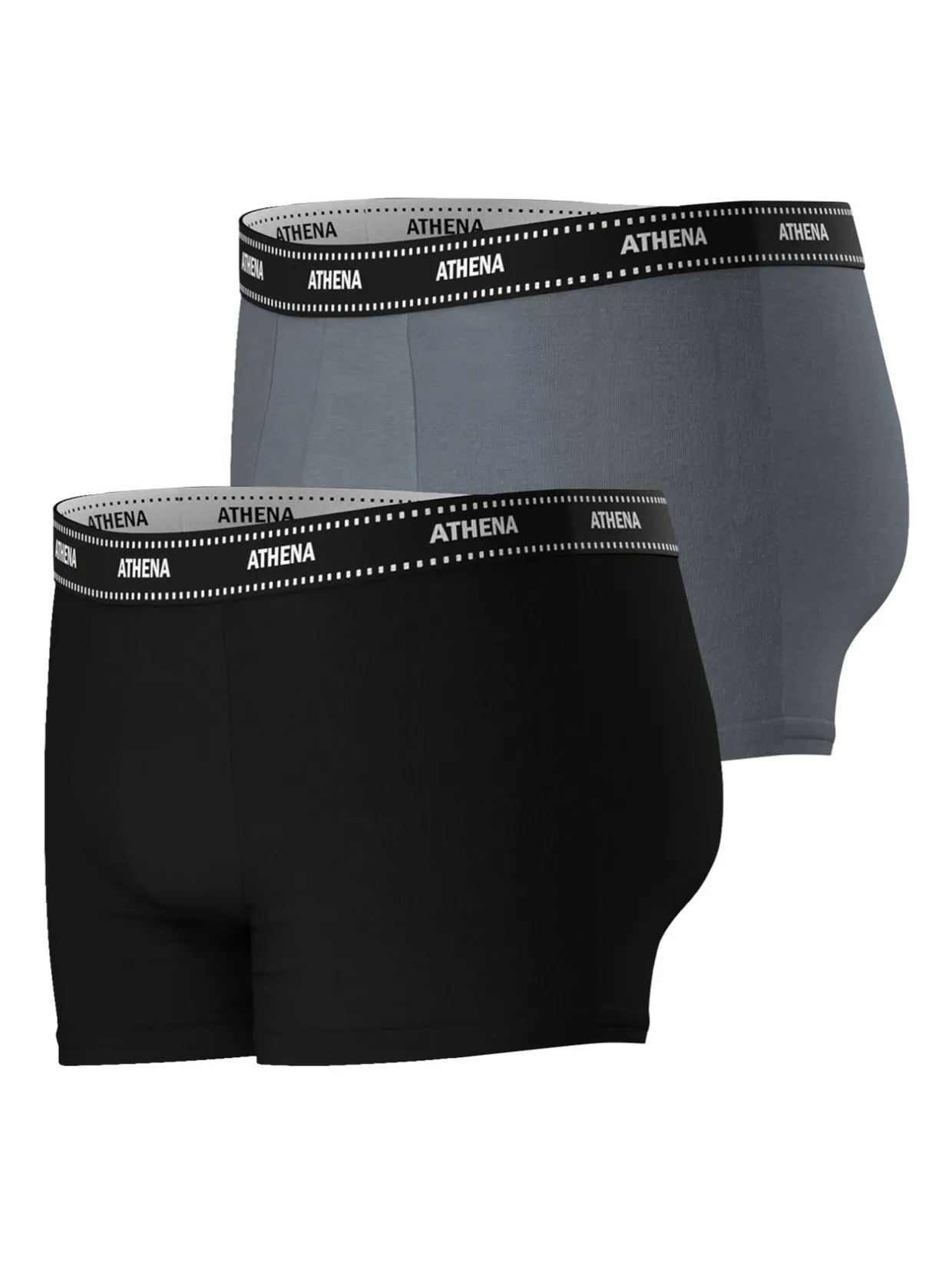 Homme Athéna Lot de 2 boxers Duo Essentiel