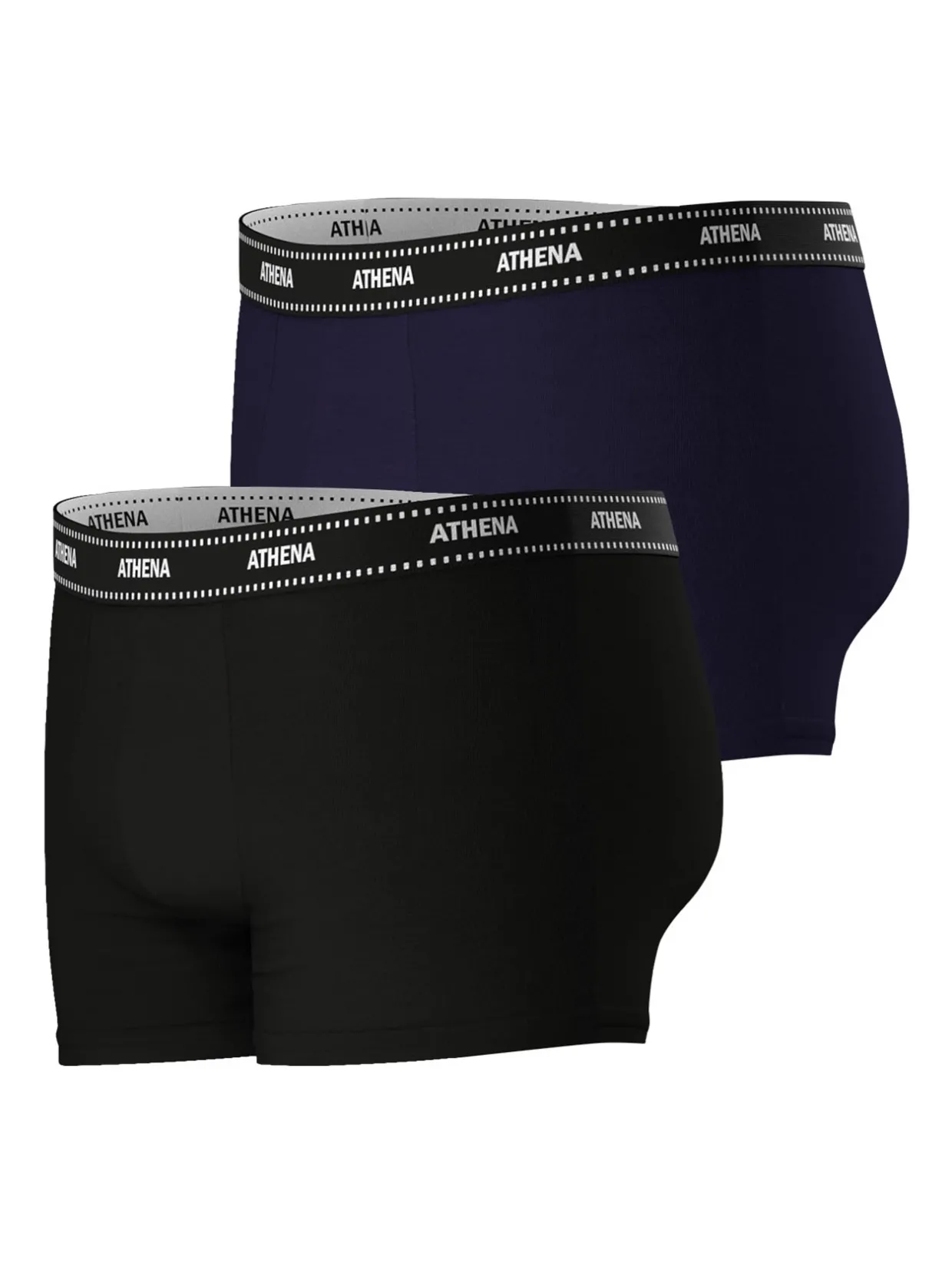 Homme Athéna Lot de 2 boxers Duo Essentiel