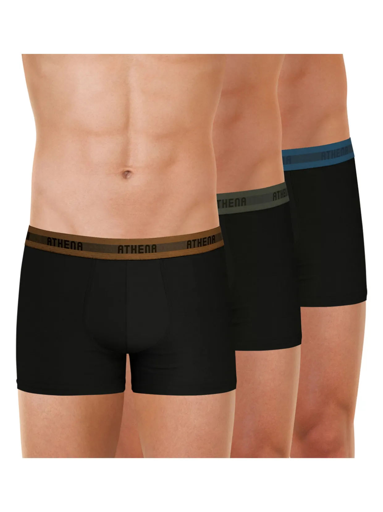 Homme Athéna Lot de 3 boxers Easy Recyclé