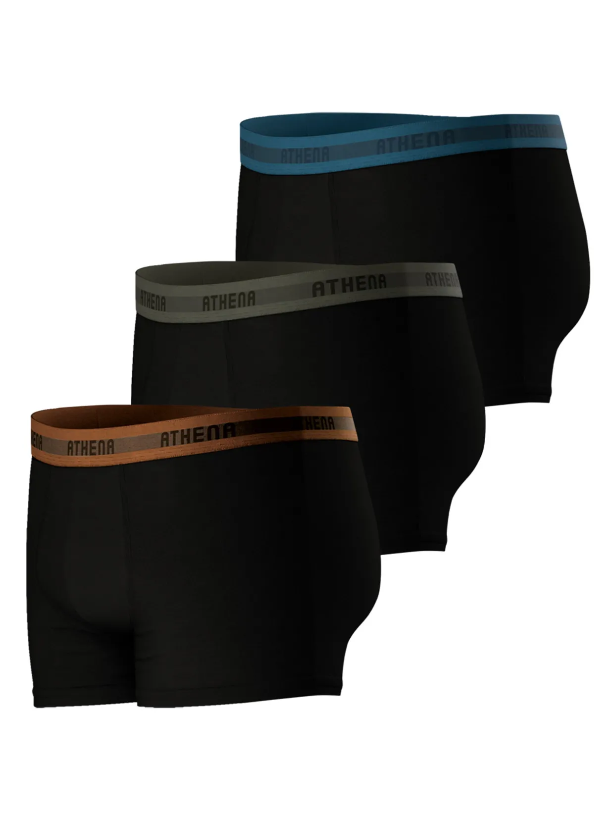 Homme Athéna Lot de 3 boxers Easy Recyclé