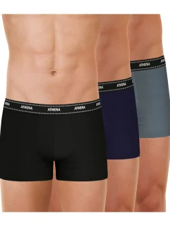 Homme Athéna Lot de 3 boxers fermés