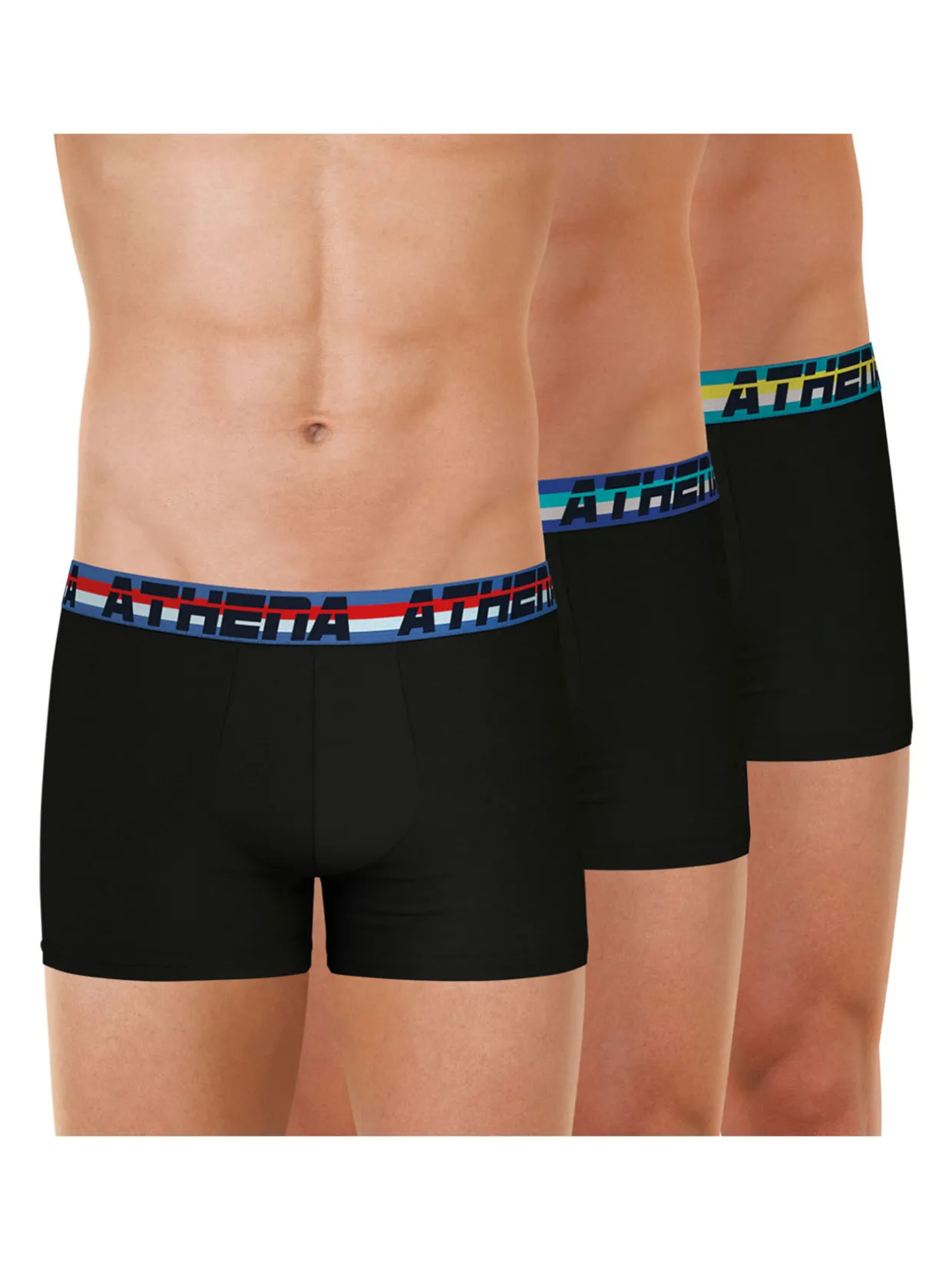 Homme Athéna Lot de 3 boxers homme 720 Stretch Coton