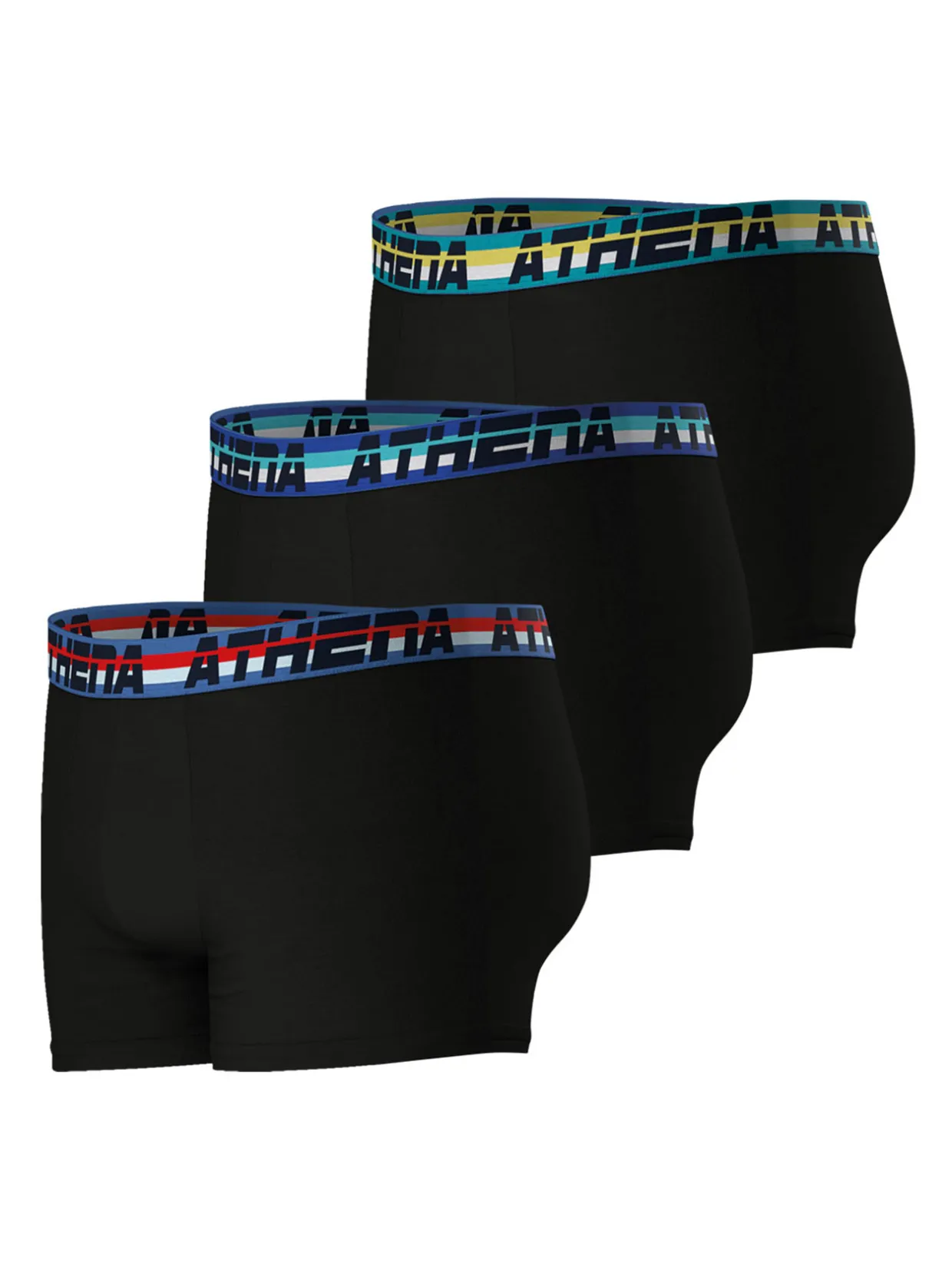 Homme Athéna Lot de 3 boxers homme 720 Stretch Coton