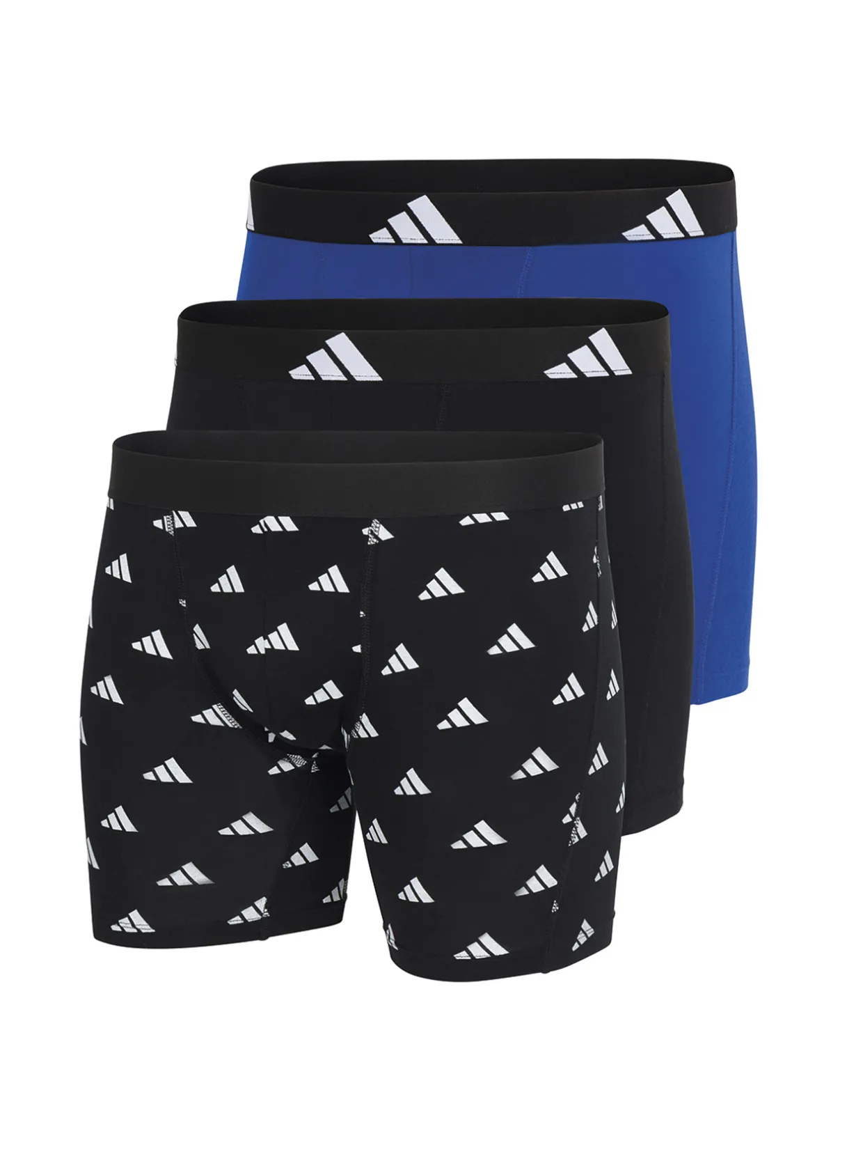 Homme Adidas Lot de 3 boxers longs coton Active Flex