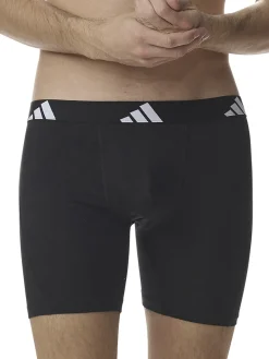 Homme Adidas Lot de 3 boxers longs coton Active Flex