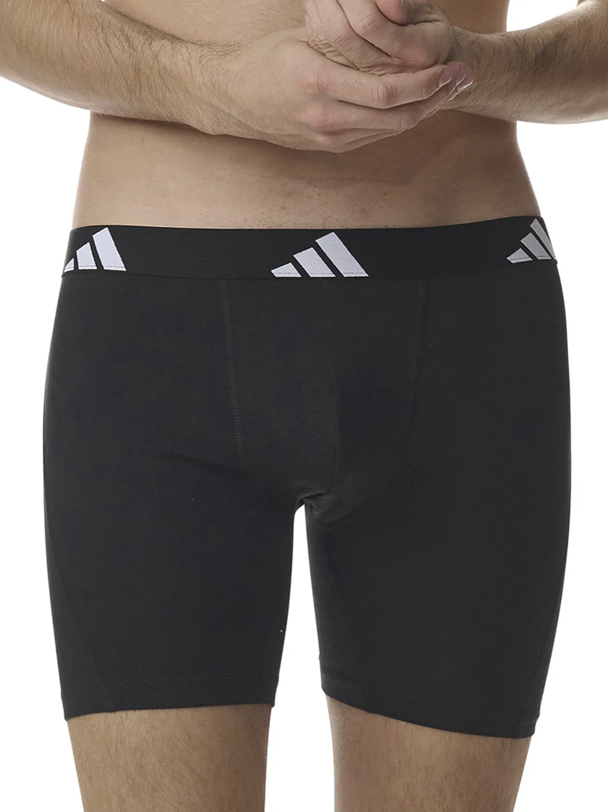 Homme Adidas Lot de 3 boxers longs coton Active Flex