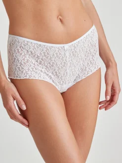 Daxon Lot de 3 boxers maille dentelle