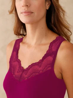 Daxon Lot de 2 chemises de corps sans manches