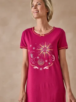 Daxon Lot de 2 chemises de nuit longues