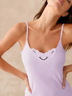 Daxon Lot de 2 chemises fines bretelles + 1