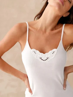 Daxon Lot de 2 chemises fines bretelles + 1