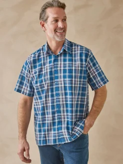 Homme Daxon Lot de 2 chemisettes en polycoton