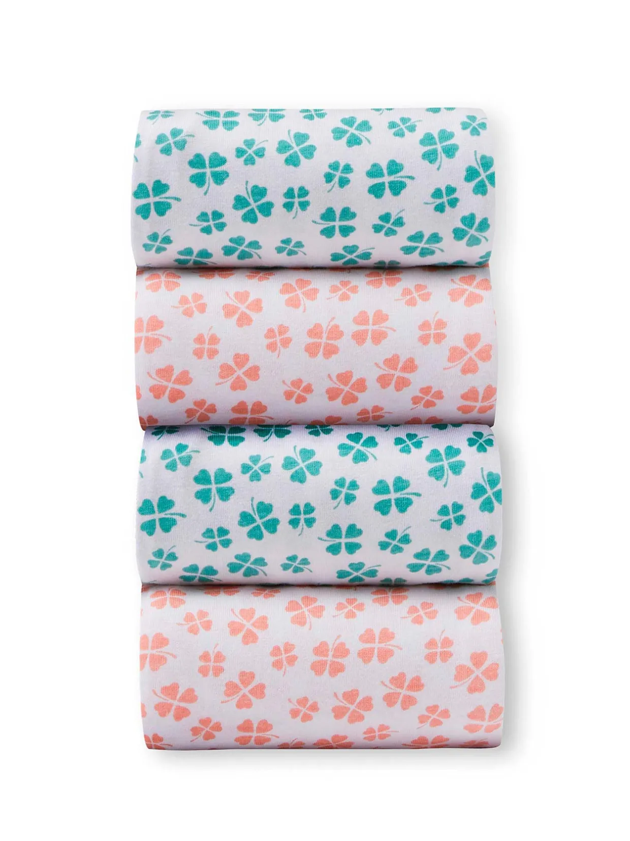 Daxon Lot de 4 culottes en pur coton