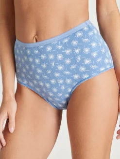 Daxon Lot de 4 culottes en pur coton