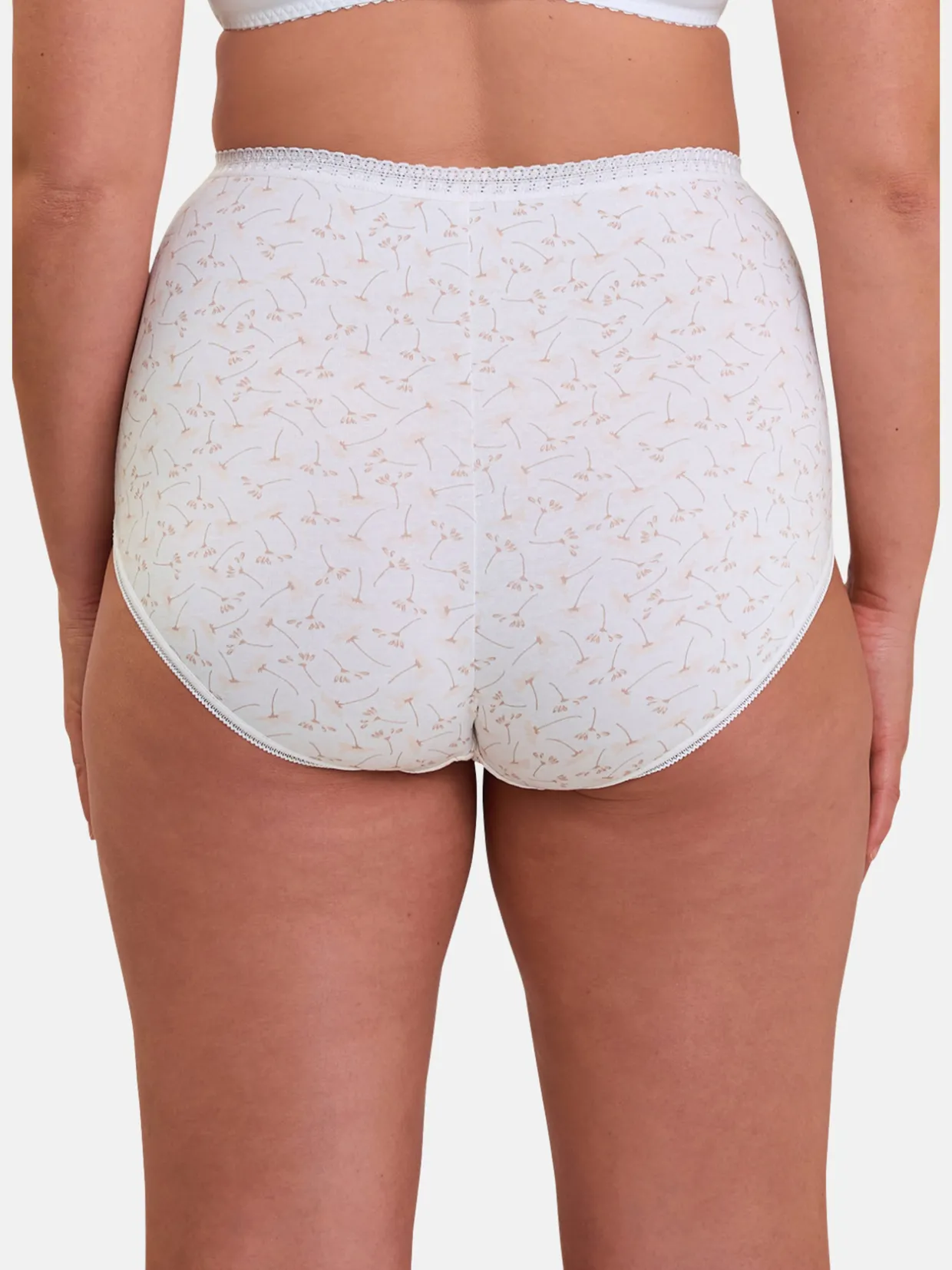 Sans Complexe Lot de 2 culottes hautes Classique Coton