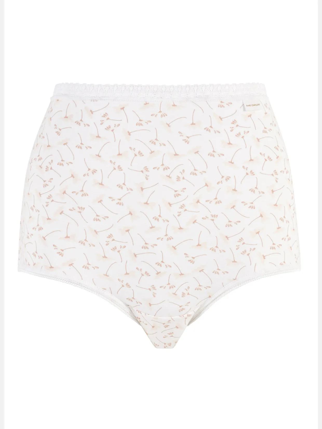 Sans Complexe Lot de 2 culottes hautes Classique Coton