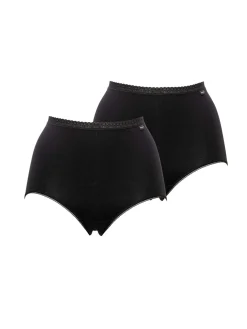 Sans Complexe Lot de 2 culottes hautes Classique Coton