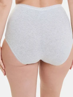 Sans Complexe Lot de 2 culottes hautes Classique Coton