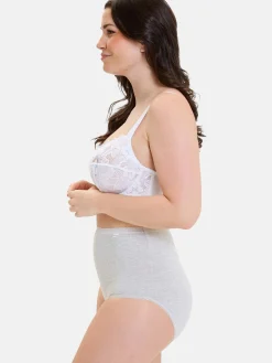 Sans Complexe Lot de 2 culottes hautes Classique Coton