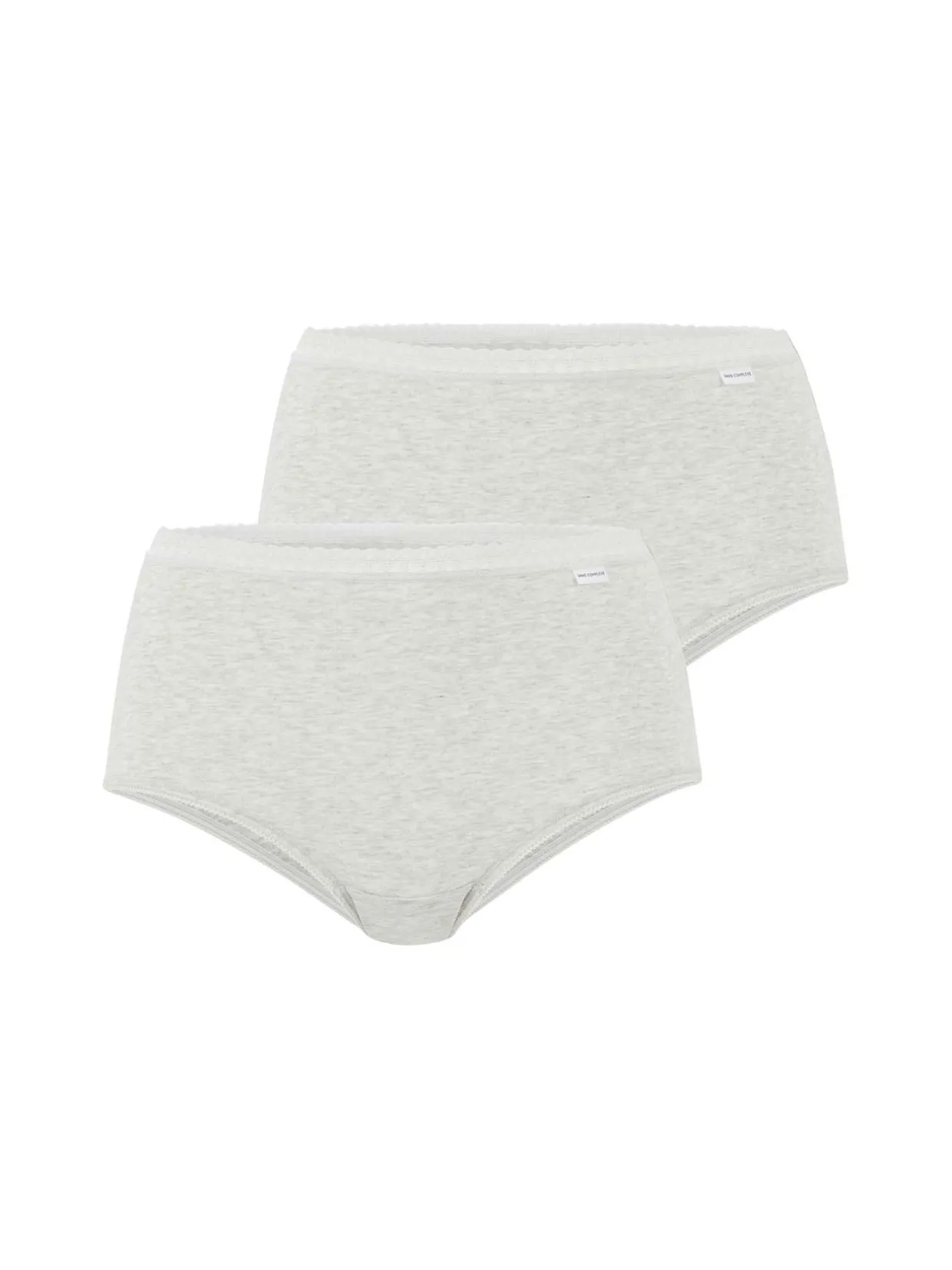 Sans Complexe Lot de 2 culottes hautes Classique Coton