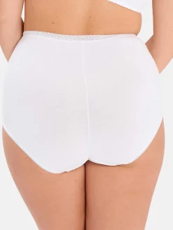 Sans Complexe Lot de 2 culottes hautes Classique Coton