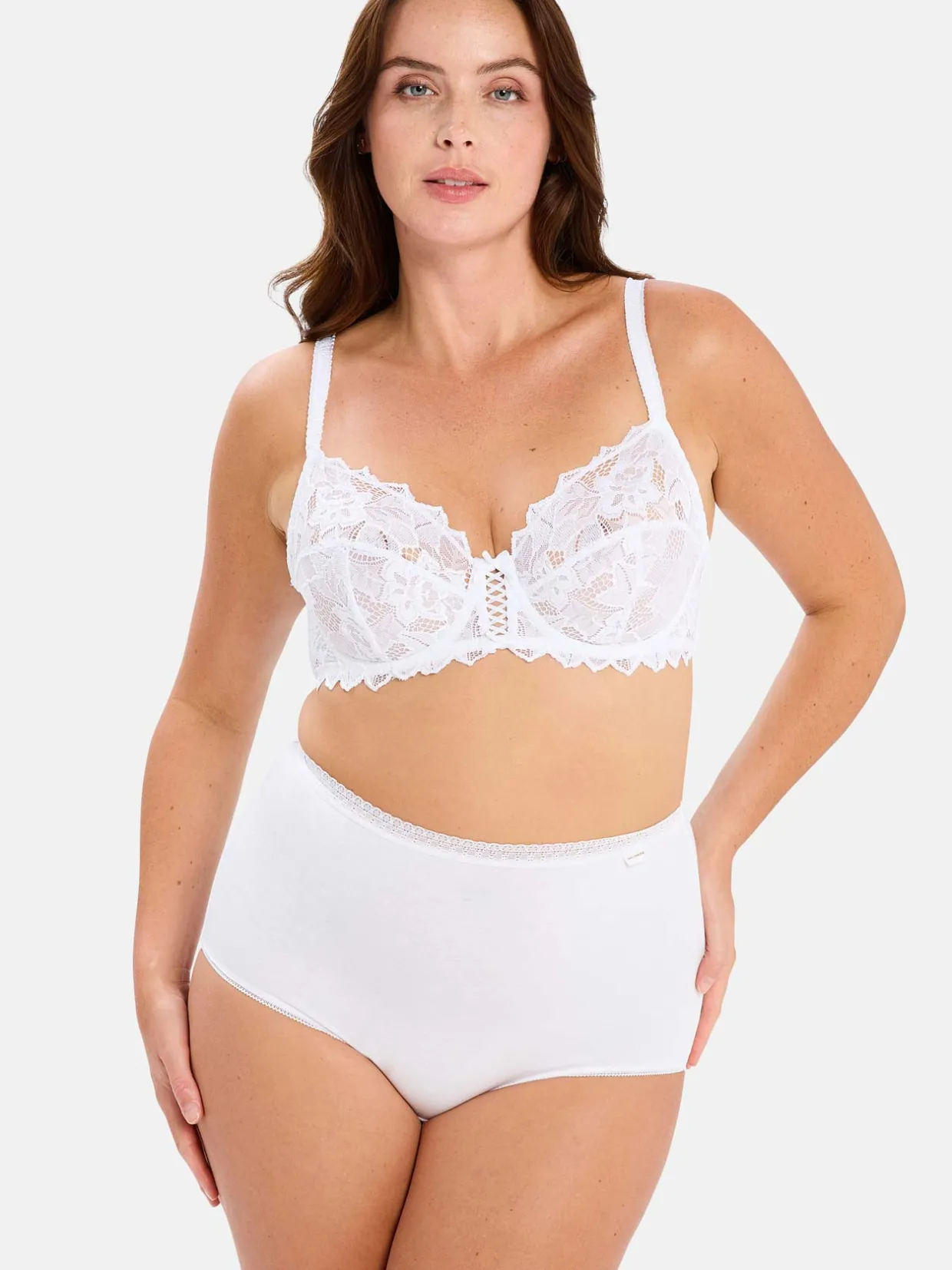 Sans Complexe Lot de 2 culottes hautes Classique Coton