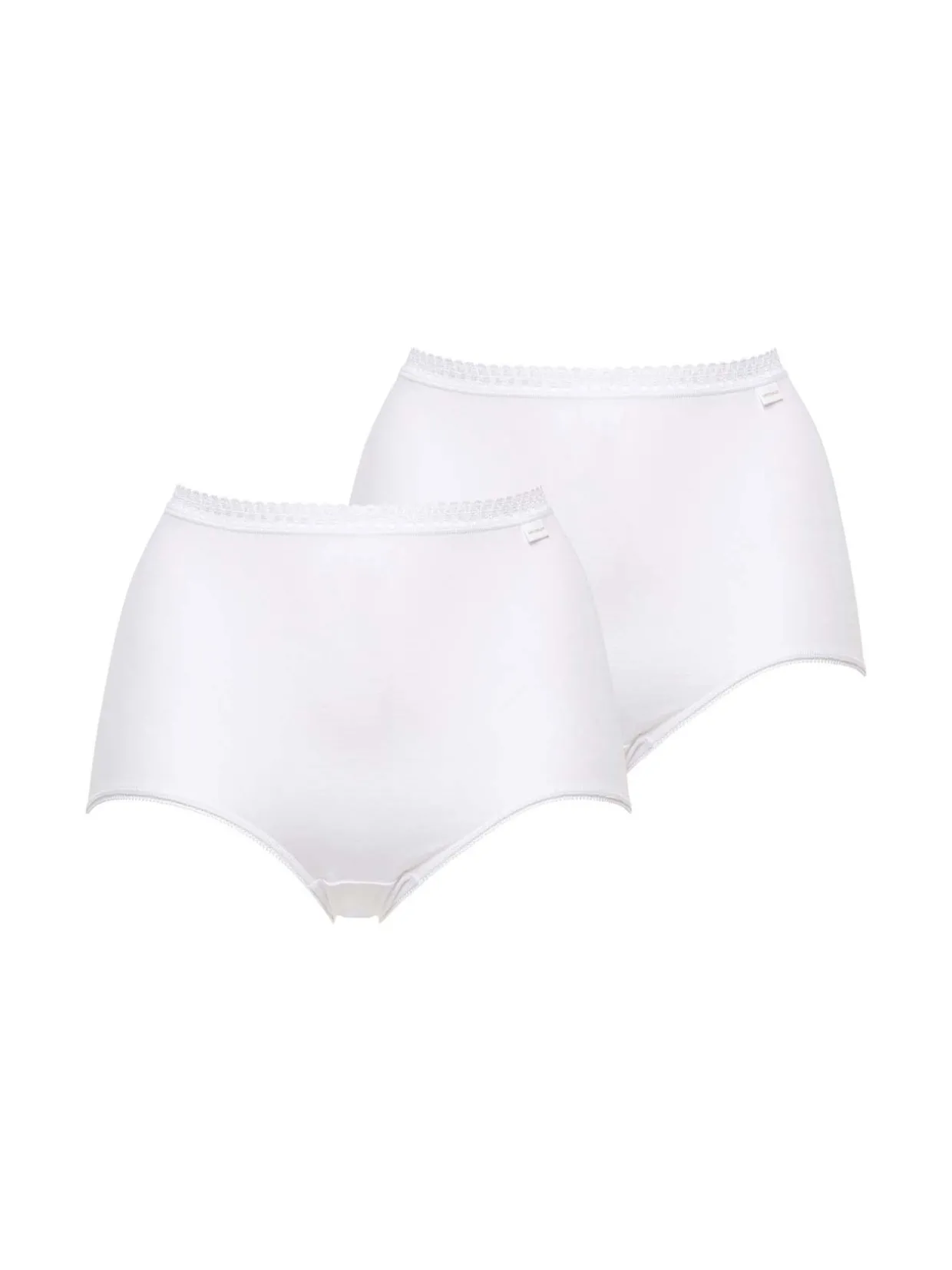 Sans Complexe Lot de 2 culottes hautes Classique Coton