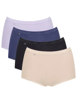 Sloggi Lot de 3 culottes maxi + 1 gratuite