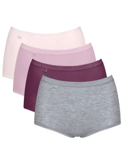 Sloggi Lot de 3 culottes maxi + 1 gratuite