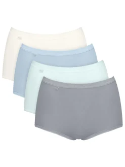 Sloggi Lot de 3 culottes maxi + 1 gratuite