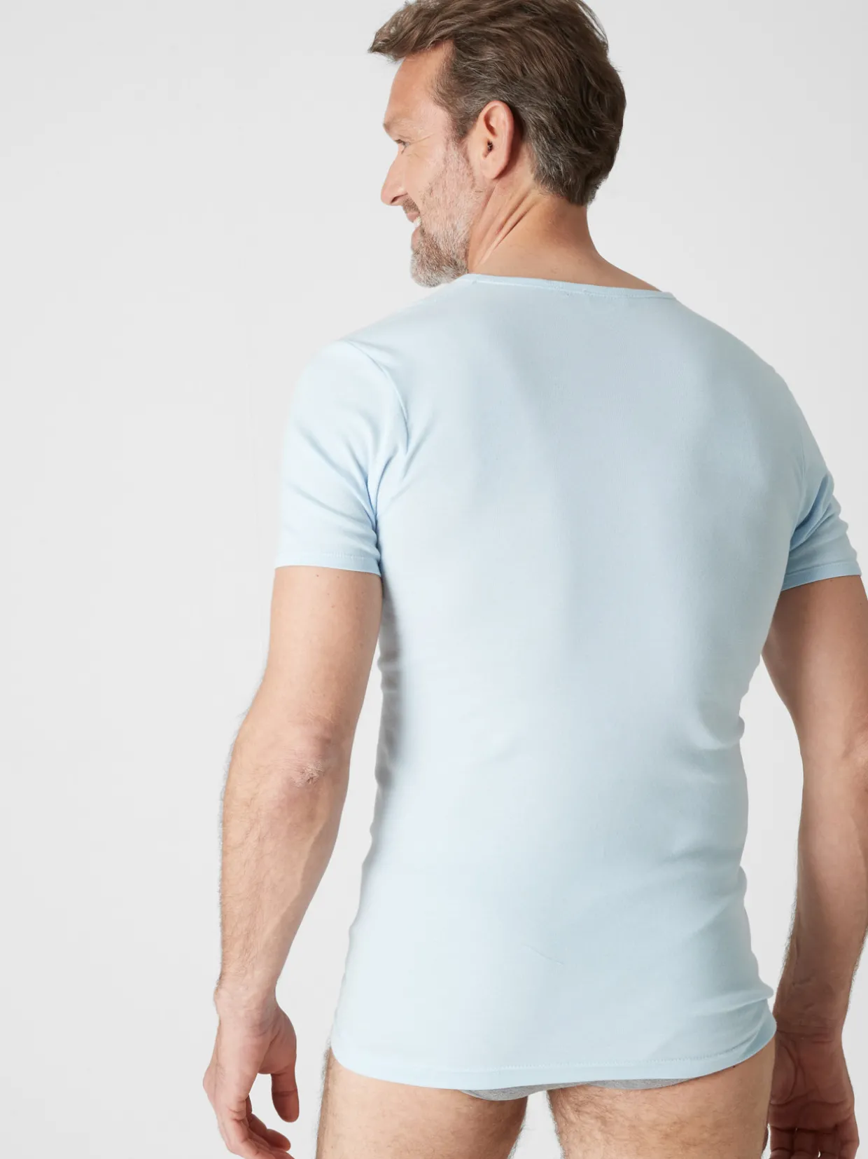 Homme Eminence Lot de 2 maillots col V manches courtes