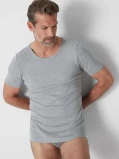 Homme Daxon Lot de 3 maillots de corps col rond