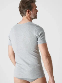 Homme Daxon Lot de 3 maillots de corps col rond